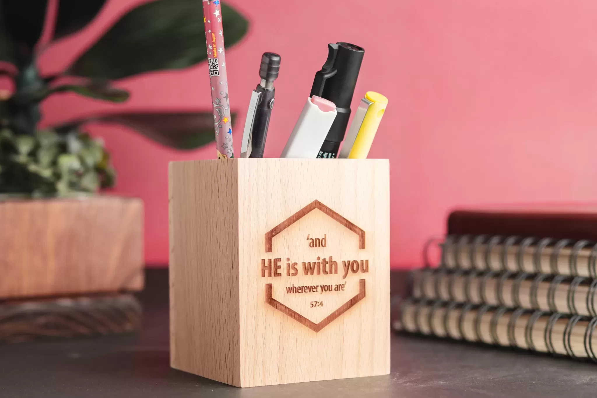 He is With You Pen Holder-The Sunnah Store