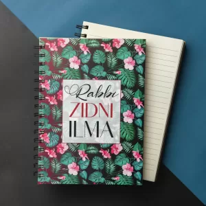 Rabbi Zidni Ilma Floral Notebook