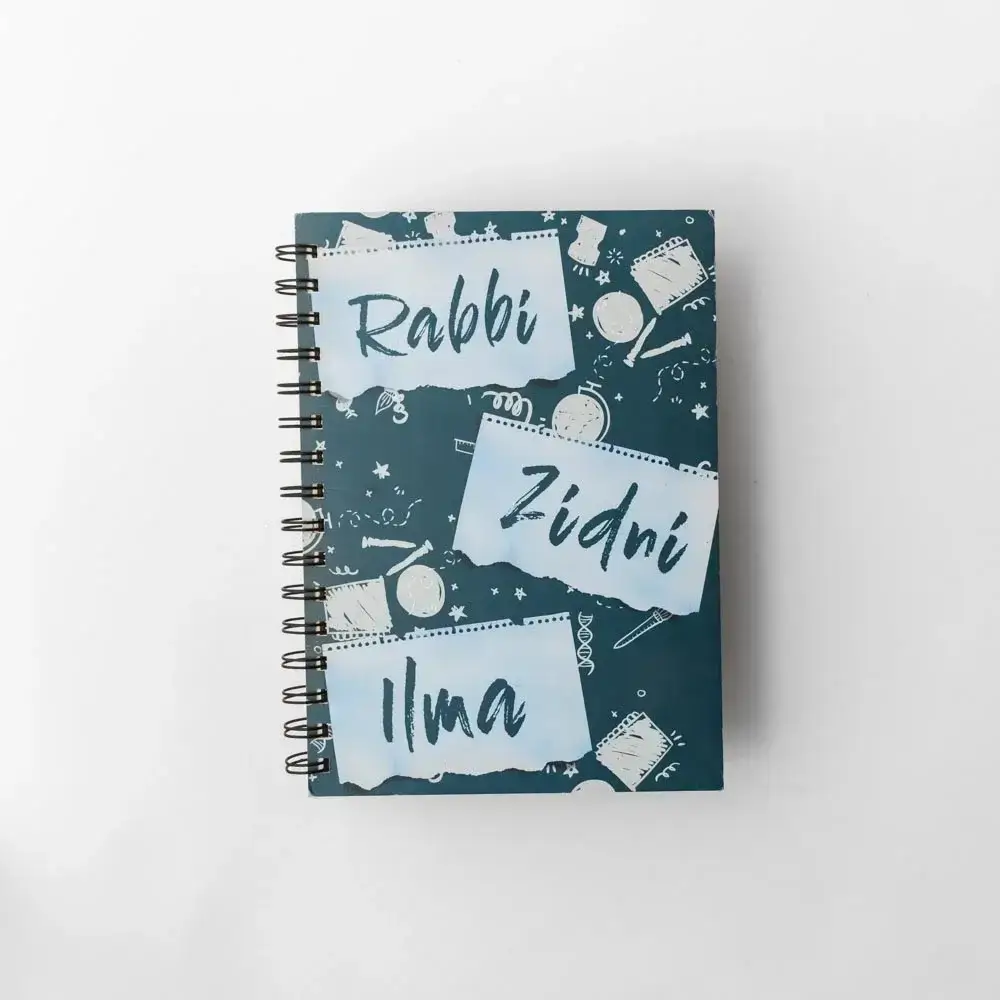 Notebook rabbi zidni ilma blue DSC09273 1 - The Sunnah Store