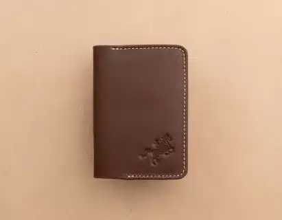 Wallet Slim Sleeve Brown DSC06038 - The Sunnah Store